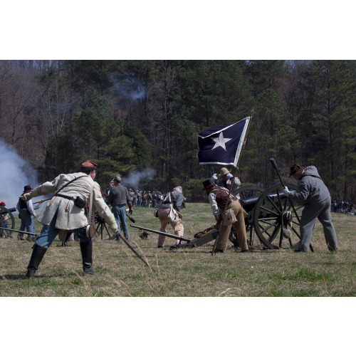 Reenactment, Civil War Siege of April 1862, Alabama, View 23