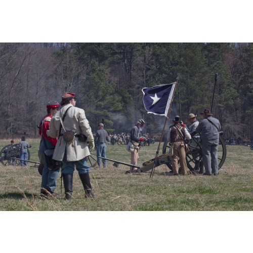 Reenactment, Civil War Siege of April 1862, Alabama, View 25