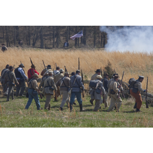 Reenactment, Civil War Siege of April 1862, Alabama, View 33