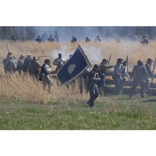 Reenactment, Civil War Siege of April 1862, Alabama, View 34