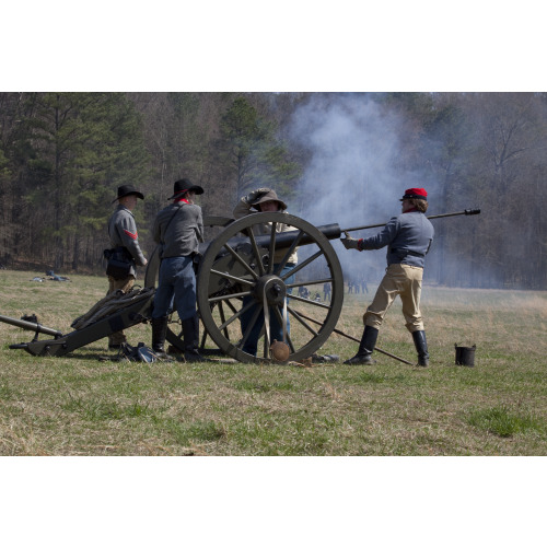 Reenactment, Civil War Siege of April 1862, Alabama, View 35
