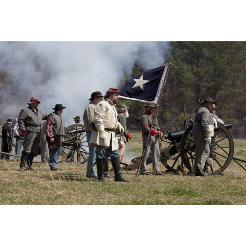Reenactment, Civil War Siege of April 1862, Alabama, View 36