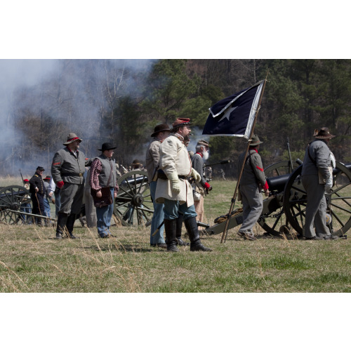 Reenactment, Civil War Siege of April 1862, Alabama, View 37