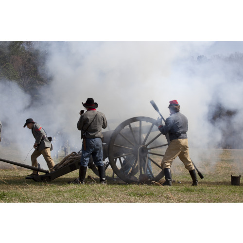 Reenactment, Civil War Siege of April 1862, Alabama, View 39