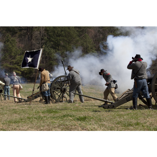 Reenactment, Civil War Siege of April 1862, Alabama, View 41