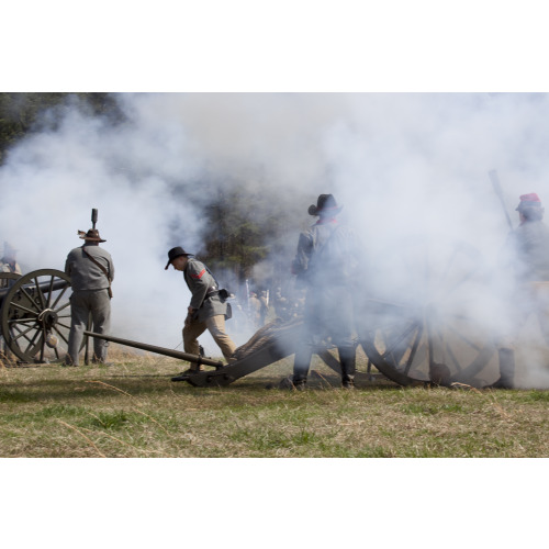 Reenactment, Civil War Siege of April 1862, Alabama, View 42
