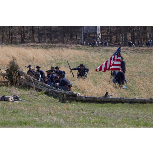 Reenactment, Civil War Siege of April 1862, Alabama, View 44