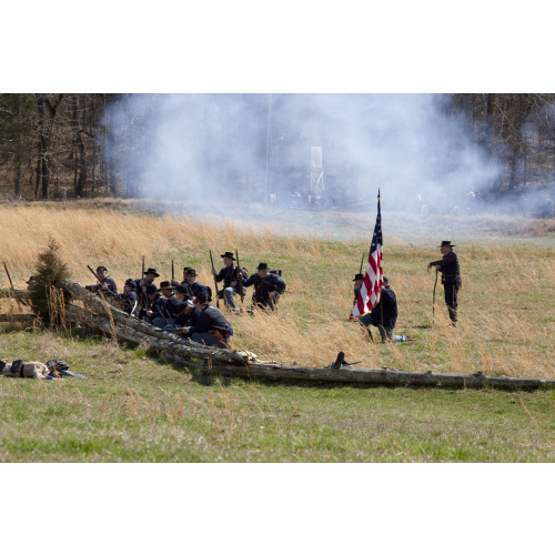 Reenactment, Civil War Siege of April 1862, Alabama, View 45