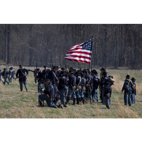 Reenactment, Civil War Siege of April 1862, Alabama, View 46