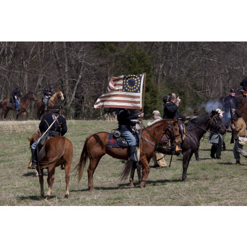 Reenactment, Civil War Siege of April 1862, Alabama, View 48