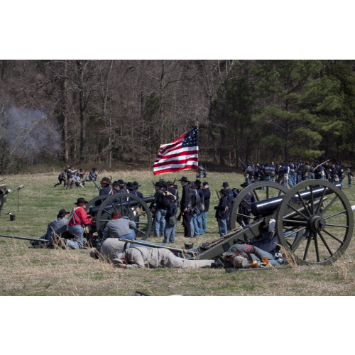 Reenactment, Civil War Siege of April 1862, Alabama, View 49