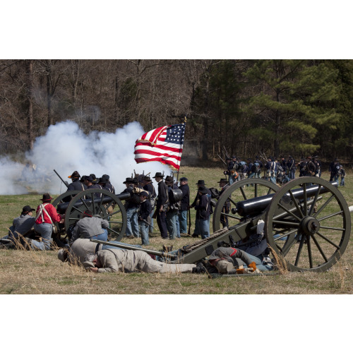 Reenactment, Civil War Siege of April 1862, Alabama, View 50