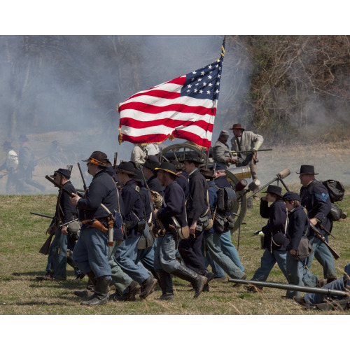 Reenactment, Civil War Siege of April 1862, Alabama, View 51