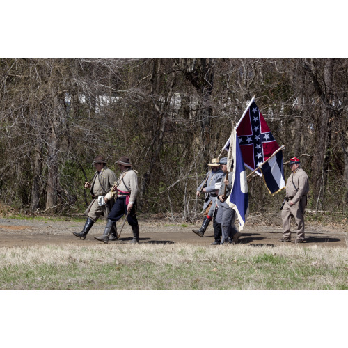 Reenactment Of Civil War Siege Of April 1862, Bridgeport, Alabama, 2010