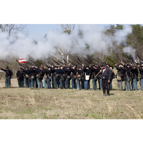 Reenactment, Civil War Siege of April 1862, Alabama, View 70