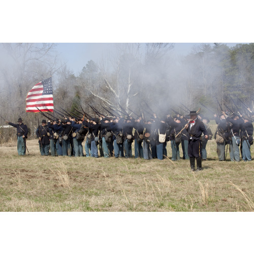 Reenactment, Civil War Siege of April 1862, Alabama, View 71