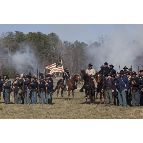 Reenactment, Civil War Siege of April 1862, Alabama, View 73