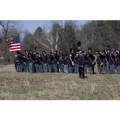 Reenactment, Civil War Siege of April 1862, Alabama, View 74