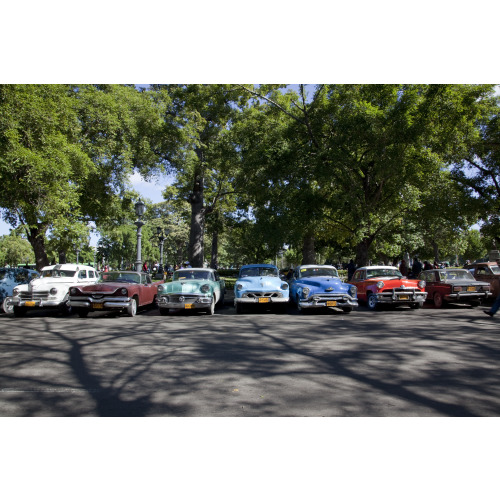 American Vintage Cars, Old Havana, Cuba, View 3
