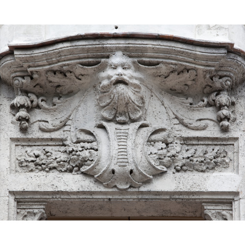 Architectural Detail On A Building In Old Havana, Cuba, View 1