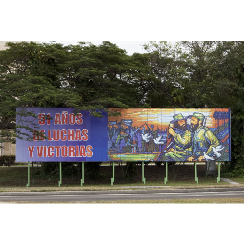 Revolutionary Billboard, Revolutionary Square, Havana, Cuba