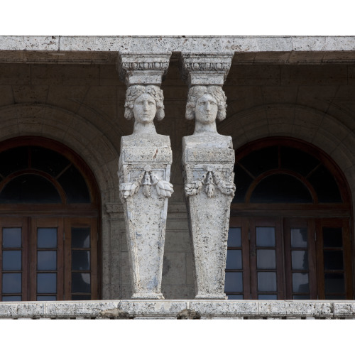 Architectural Detail On A Building In Havana, Cuba, View 1