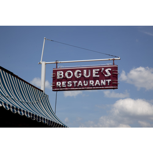 Bogue's Restaurant Sign In Birmingham, Alabama