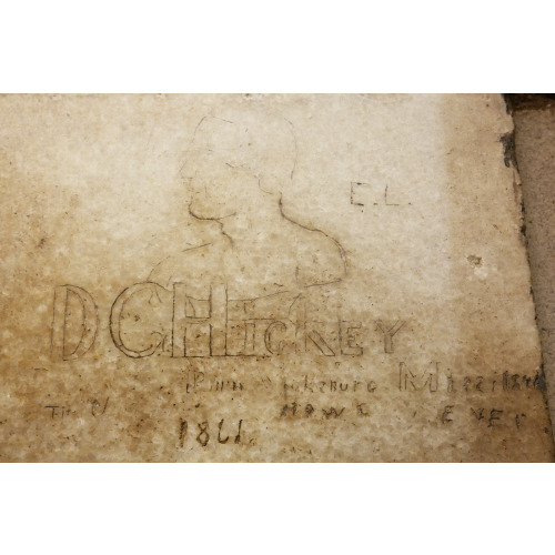 Etching By Civil War Soldier Located In The Washington Monument, Washington, D.C., 2010