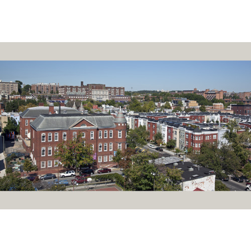 View Of The Webster School From The Top Of The Ellington Building, 1301 U St., NW, Washington...