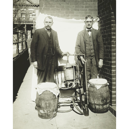 Two Men Posing With A Whiskey Still, circa 1920-1930