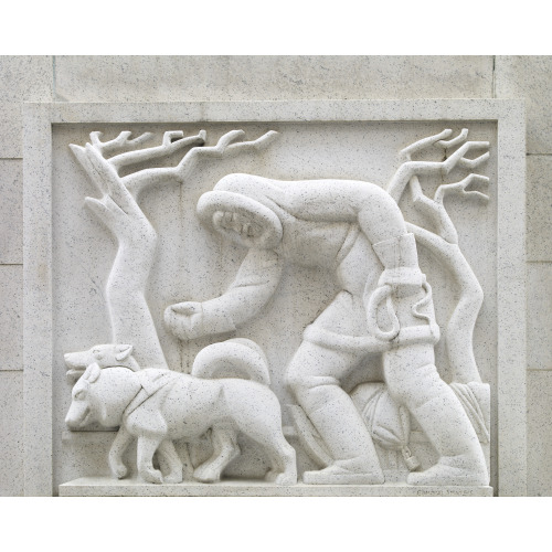 Bas-Relief Sculpture, Robert North Carolina Nix Federal Building, Philadelphia, Pennsylvania, 2007