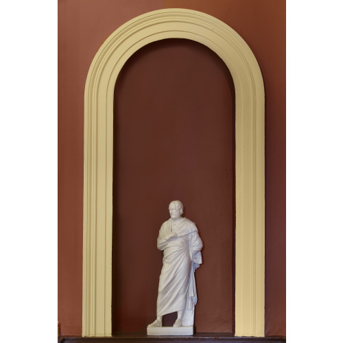 Statue Aristotle Located In Library Lobby, Federal Building And U.S. Courthouse, Erie...