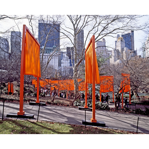The Gates, A Site-Specific Work Of Art By Christo And Jeanne-Claude In Central Park, New York...