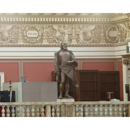 Statue Of Michelangelo, Library Of Congress, Washington, D.C.