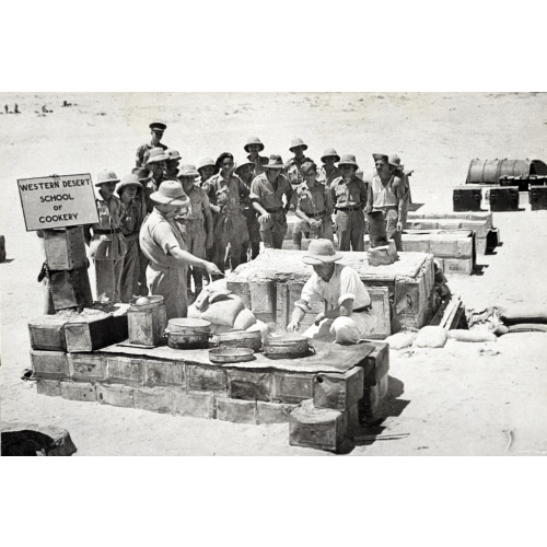 A Cookery School In The Western Desert, circa 1940
