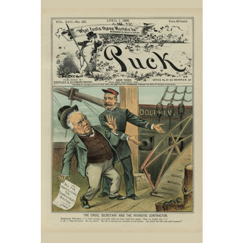 The Cruel Secretary And The Patriotic Contractor, 1885