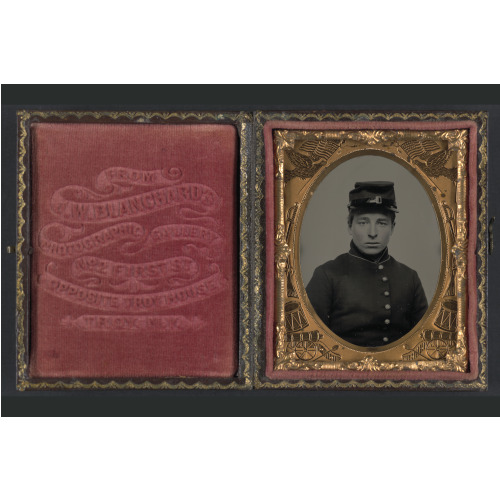 Unidentified Soldier In Union Uniform And Kepi, circa 1861