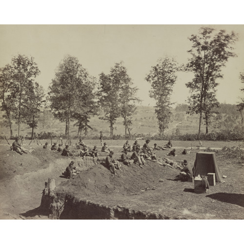 View From Confederate Lines South-East Of Atlanta, Ga., circa 1861