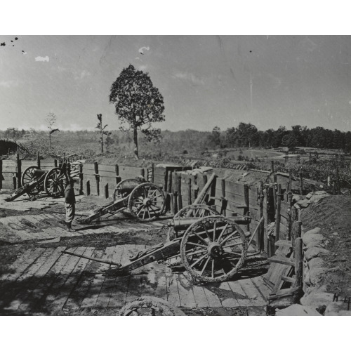 Confederate Fortifications Around Atlanta, Ga., circa 1864