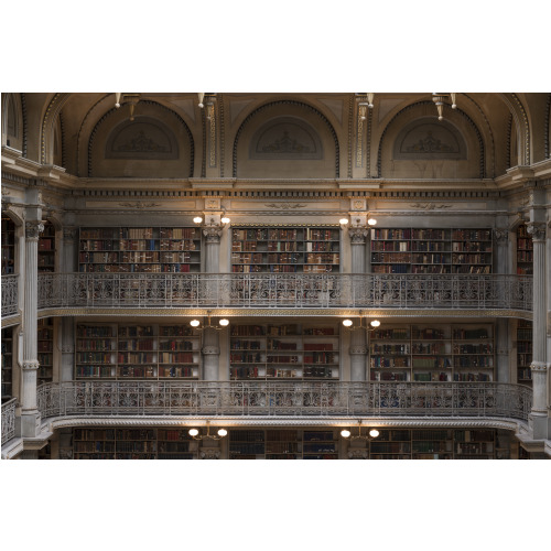 Peabody Library,  Johns Hopkins, Baltimore, Maryland, View 3