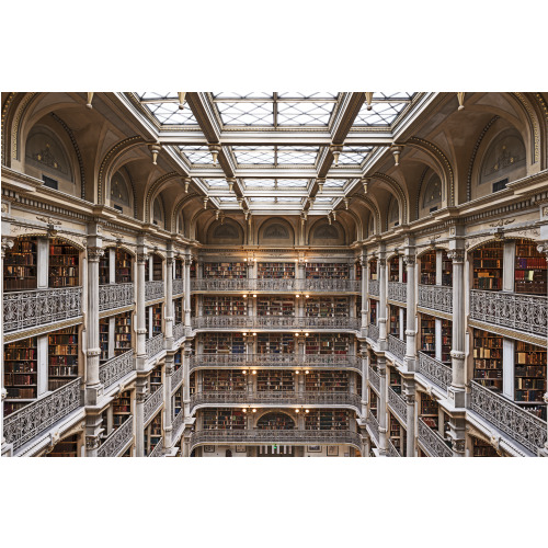 Peabody Library,  Johns Hopkins, Baltimore, Maryland, View 4
