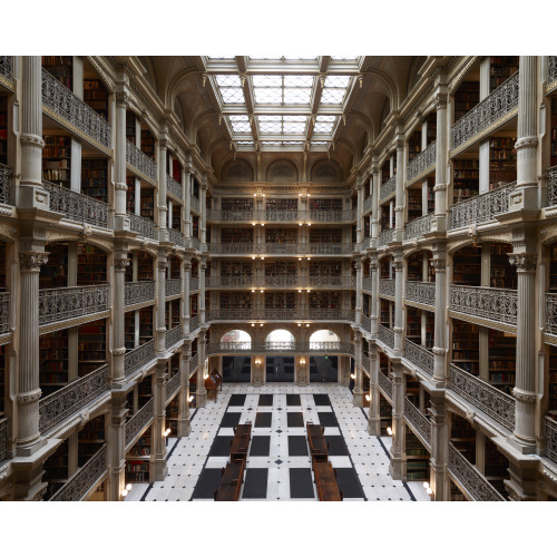Peabody Library,  Johns Hopkins, Baltimore, Maryland, View 6