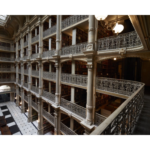 Peabody Library,  Johns Hopkins, Baltimore, Maryland, View 8