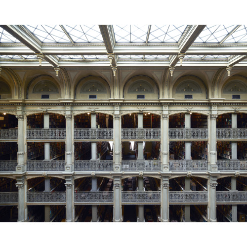 Peabody Library,  Johns Hopkins, Baltimore, Maryland, View 9