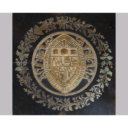 Johns Hopkins University Seal On The Floor Of Gilman Hall