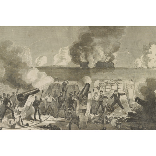 Bombardment Of Fort Sumter By The Confederate States, 1861