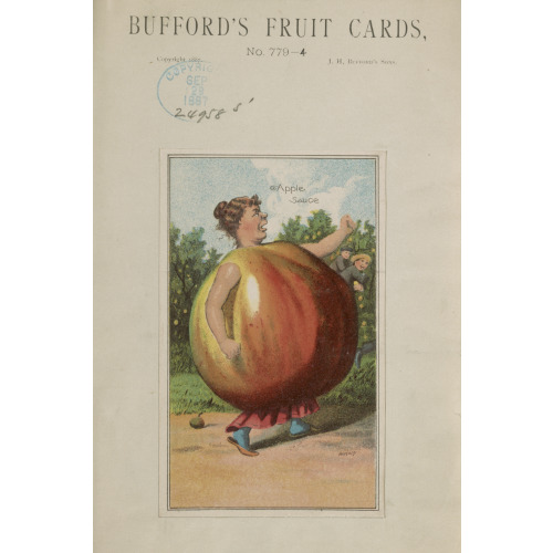 Bufford's Fruit Cards, No. 779-4 Apple, 1887