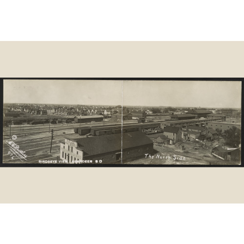 Birdseye View, Aberdeen, South Dakota, The North Side, 1912