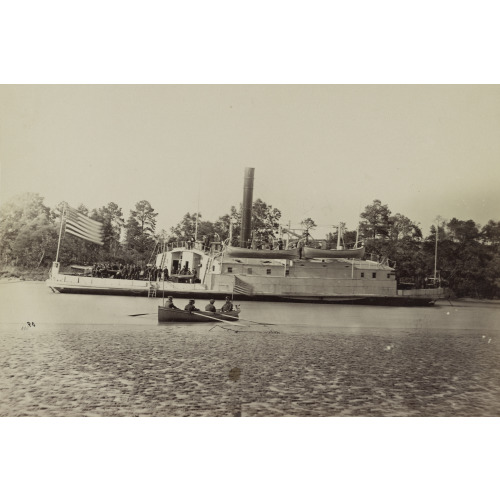 U.S. Gunboat Commodore Barney(?), circa 1861