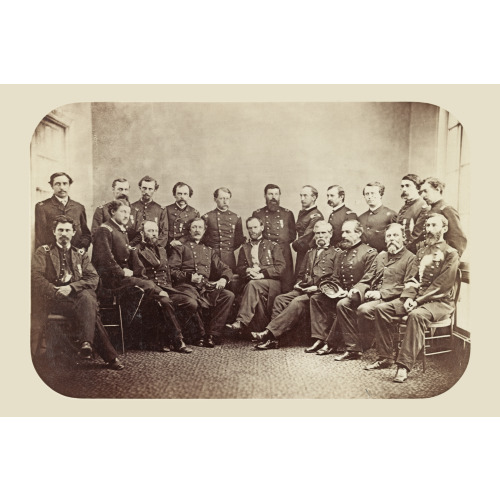 Lieut. General William T. Sherman And Staff, circa 1865